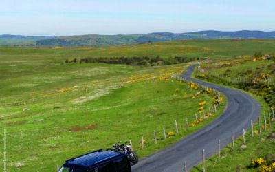 Van et camping-car en lozère